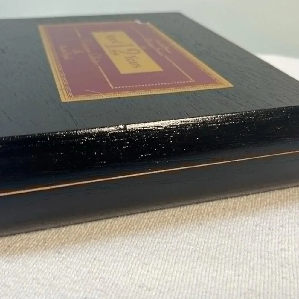 Empty Rocky Patel  Series 1990 Aged 12 Years Maroon Label Empty‎ Cigar Box